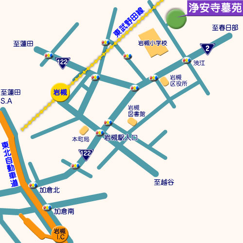 浄安寺墓苑 霊園地図 霊園・墓石の須藤石材