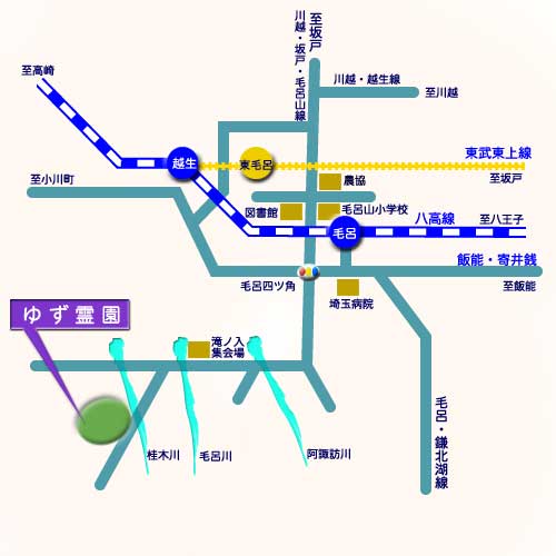 ゆず霊園　霊園地図　霊園・墓石の須藤石材