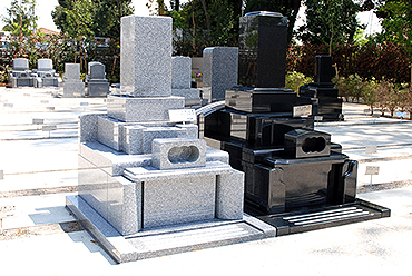 1.25㎡ゆとり墓地　墓石施工例